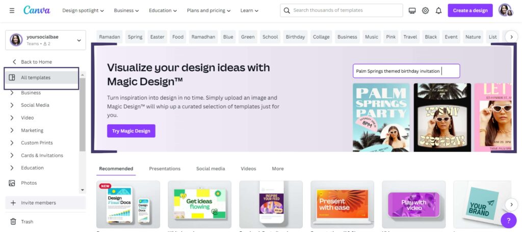 Magic Design Canva (New Canva Features 2023)