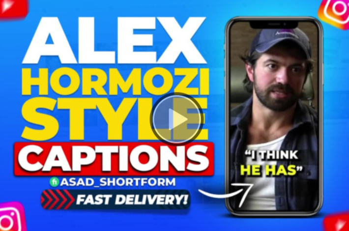 alex hormozi style captions fiverr gig