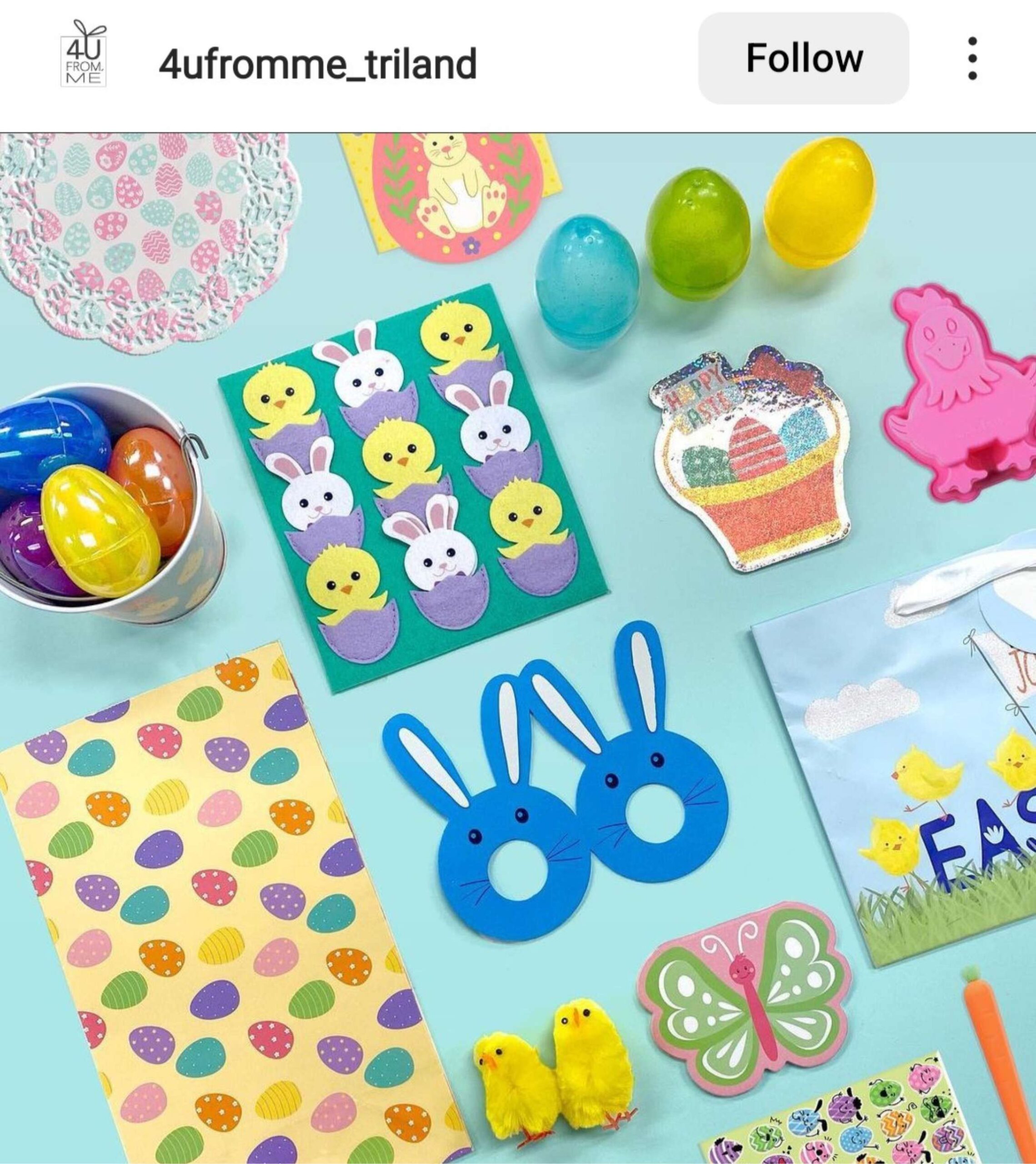Easter themed products (Easter ideas for social media)