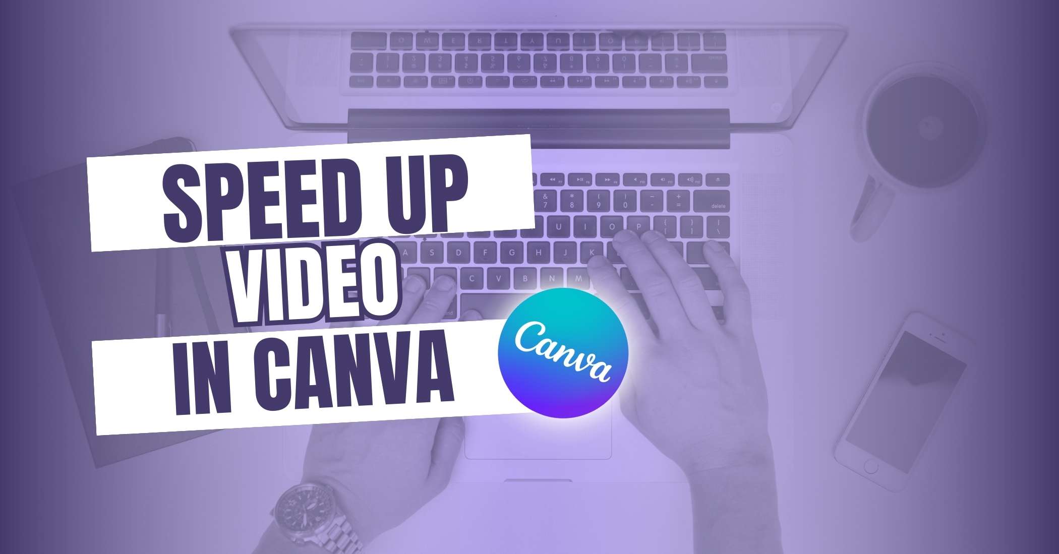 How to speed up video in Canva