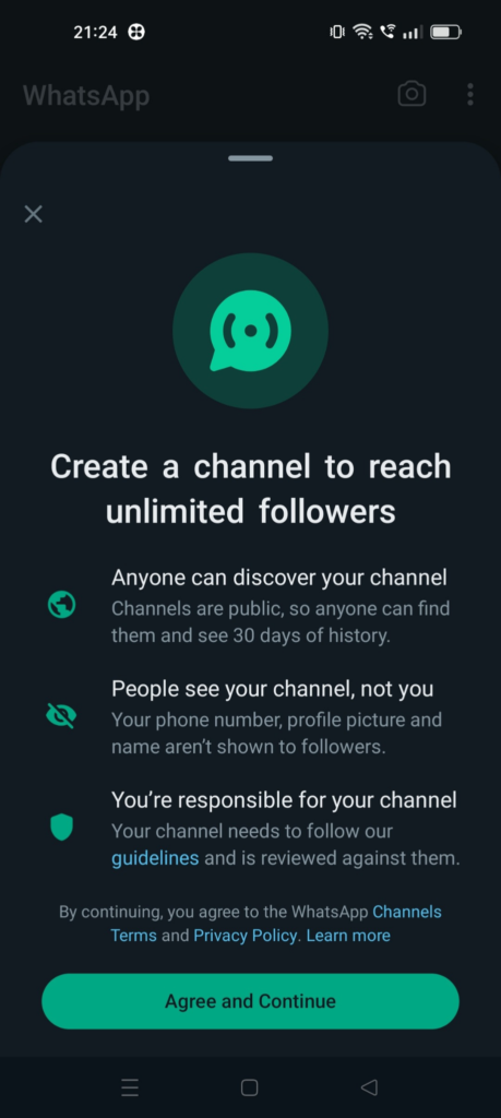 How to Create WhatsApp Channels