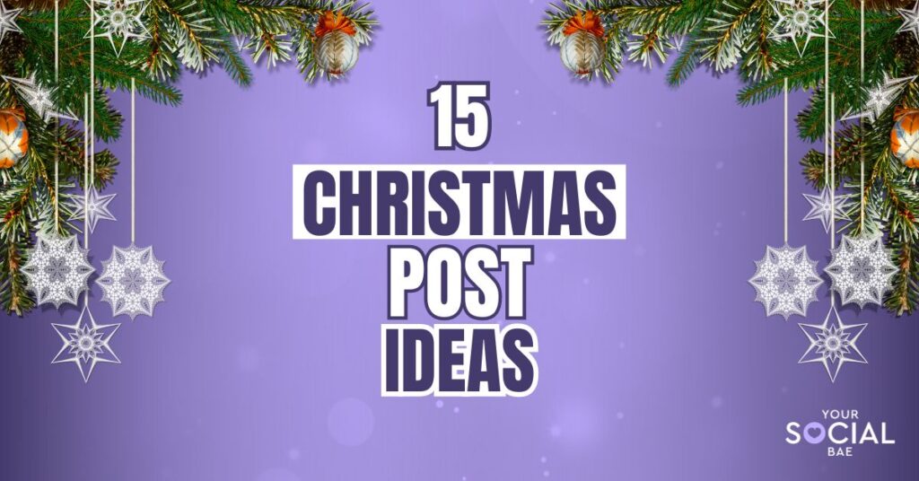 Christmas Post Ideas For Facebook