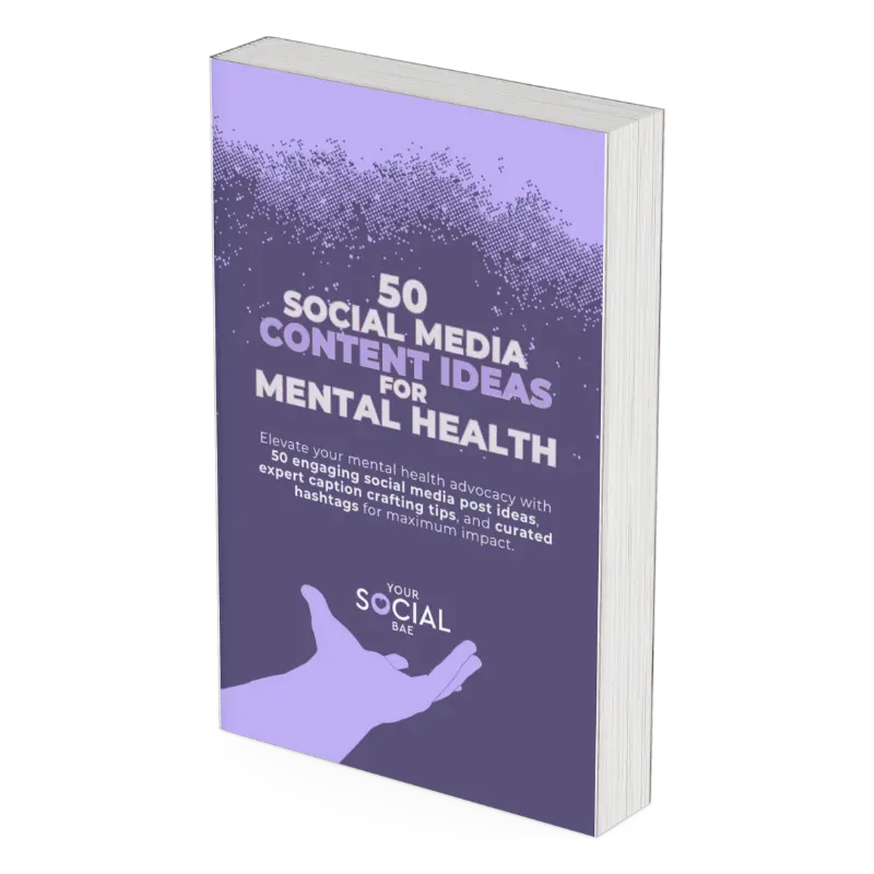 mental health content ideas for social media eBook