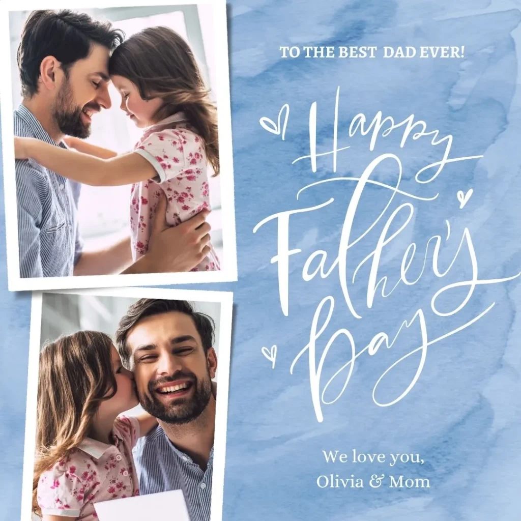 Happy Father's Day Greeting Animated Instagram Post