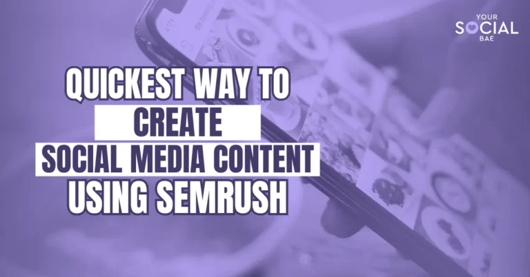 Generate Engaging Social Media Content Effortlessly Using Semrush