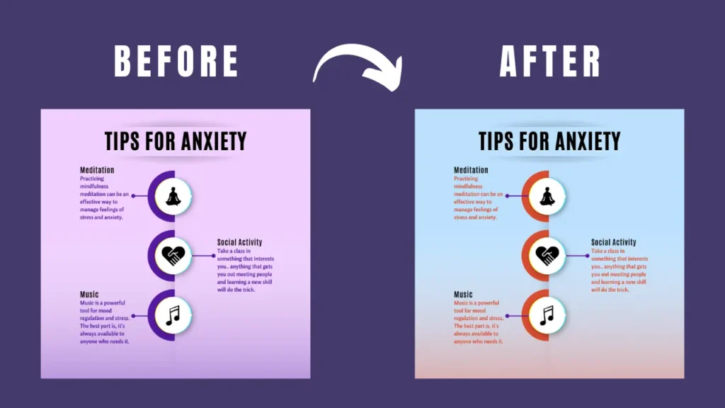 Mental health editable canva templates for social media